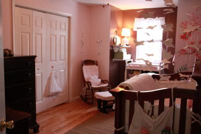 Butterfly baby girl nursery room tour