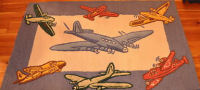airplane rug room rug shaped shape area nursery bedroom rectangle round