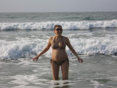 PREGNANCY PICTURES in the SAN DIEGO SURF 