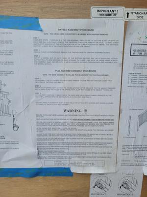 Assembly Instructions for a Spindle Convertible Sleigh Baby Crib