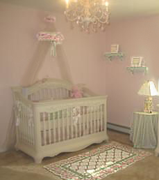 baby girl crib canopy