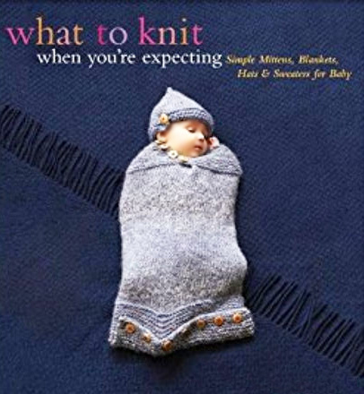 Collection of newborn baby cocoon hat and other infant knitting patterns for mom to knit during pregnancy.