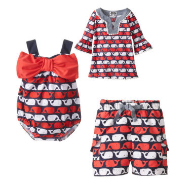 baby swimsuits for baby girls and boys with whales
