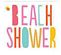 Beach Theme Baby Shower Invitations