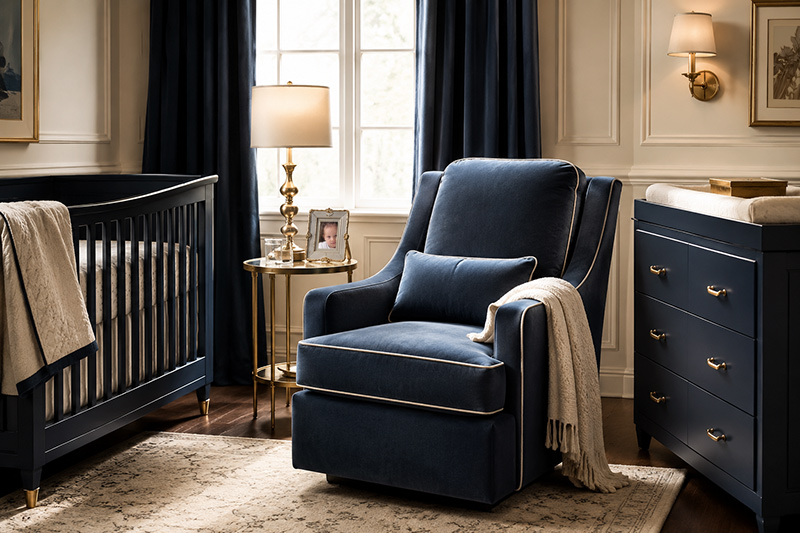 Best nursery chair for small spaces in a tiny nursery layout