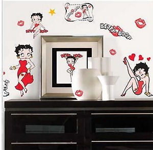 Betty Boop Wall Decals and Stickers