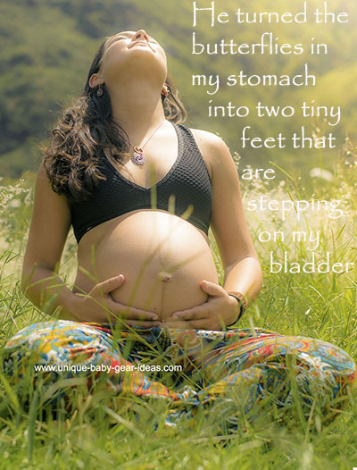 Boho bohemian maternity pregnancy portrait shoot funny quote saying