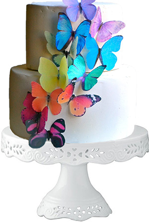 Butterfly baby shower cupcake and cake decorating ideas decorated