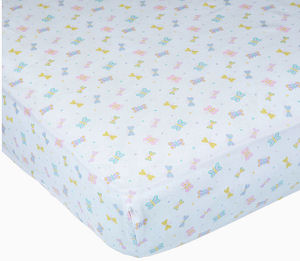Carters fitted butterfly crib sheet