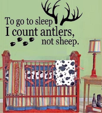 Modern Realtree Mossy Oak camouflage baby nursery with camo wallpaper