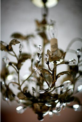 baby girl nursery chandelier