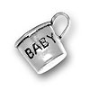 sterling silver mothers bracelet baby shoe charms