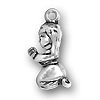 sterling silver mothers bracelet baby shoe charms