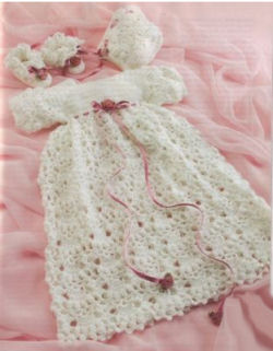 Blessed Christening Set Pattern Crochet Pattern Blessed