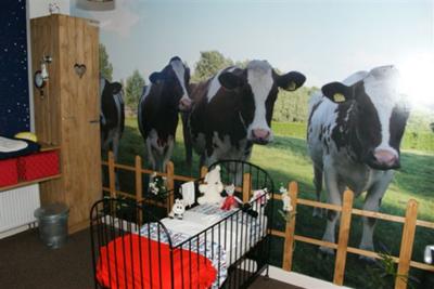 Red, Black and White Farm Theme Nursery Picture! Cow Theme Baby Nursery Theme