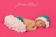 Ruffled newborn baby girl tutu diaper cover and flower petals infant headband set crochet pattern photo shoot photography portrait props