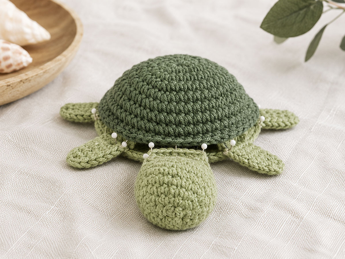 Crochet Sea Turtle Pattern (Free Amigurumi Turtle Pattern)