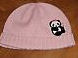 panda baby pink girls hat cap