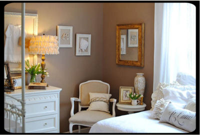 My Favorite Wall in the Nursery - Framed Vintage Baby Bonnet, Baby Shoes and Antique Linen Baby Dress 