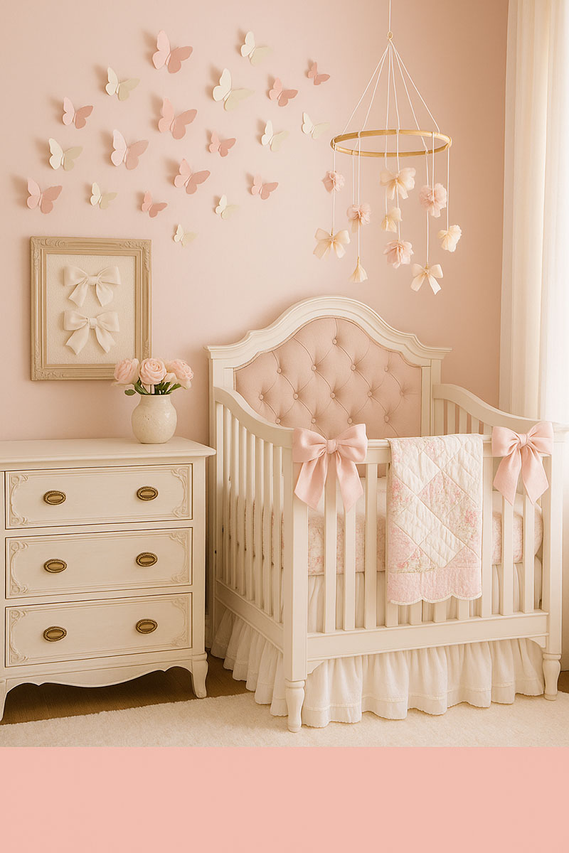 diy baby girl nursery decorating ideas