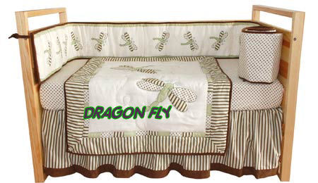 dragonfly crib bedding