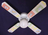 farm animals farming kids nursery baby ceiling fan