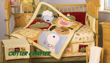 farm crib bedding set