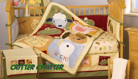 farm nursery theme baby crib bedding sets animals cows pigs ducks lambs lamb pig duck goose