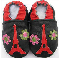 eiffel tower baby shower gift crib shoes