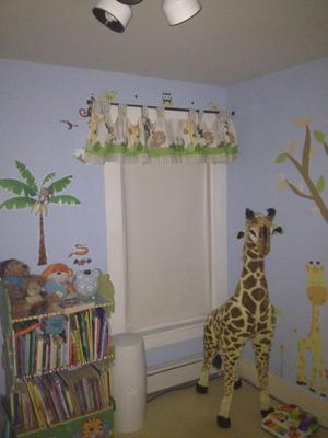 Giraffe and Safari Animal Nursery for Baby