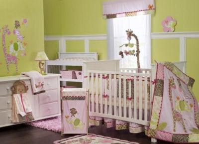 giraffe crib set