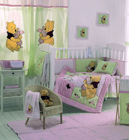 Baby Girl's Pooh Bear Nursery