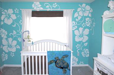 stitch nursery bedding