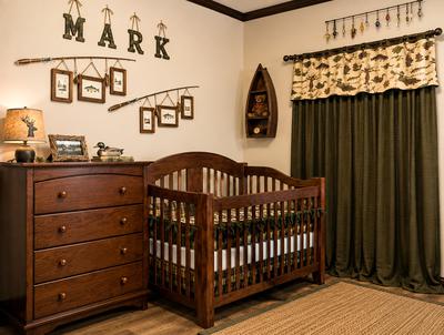 Future Fisherman Nursery Theme - Baby Boy's Hunting and Fishing Nursery Theme Ideas with DIY Wall Decorations and Craft Ideas