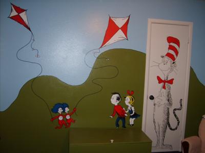 The Cat in the Hat - toy box and closet