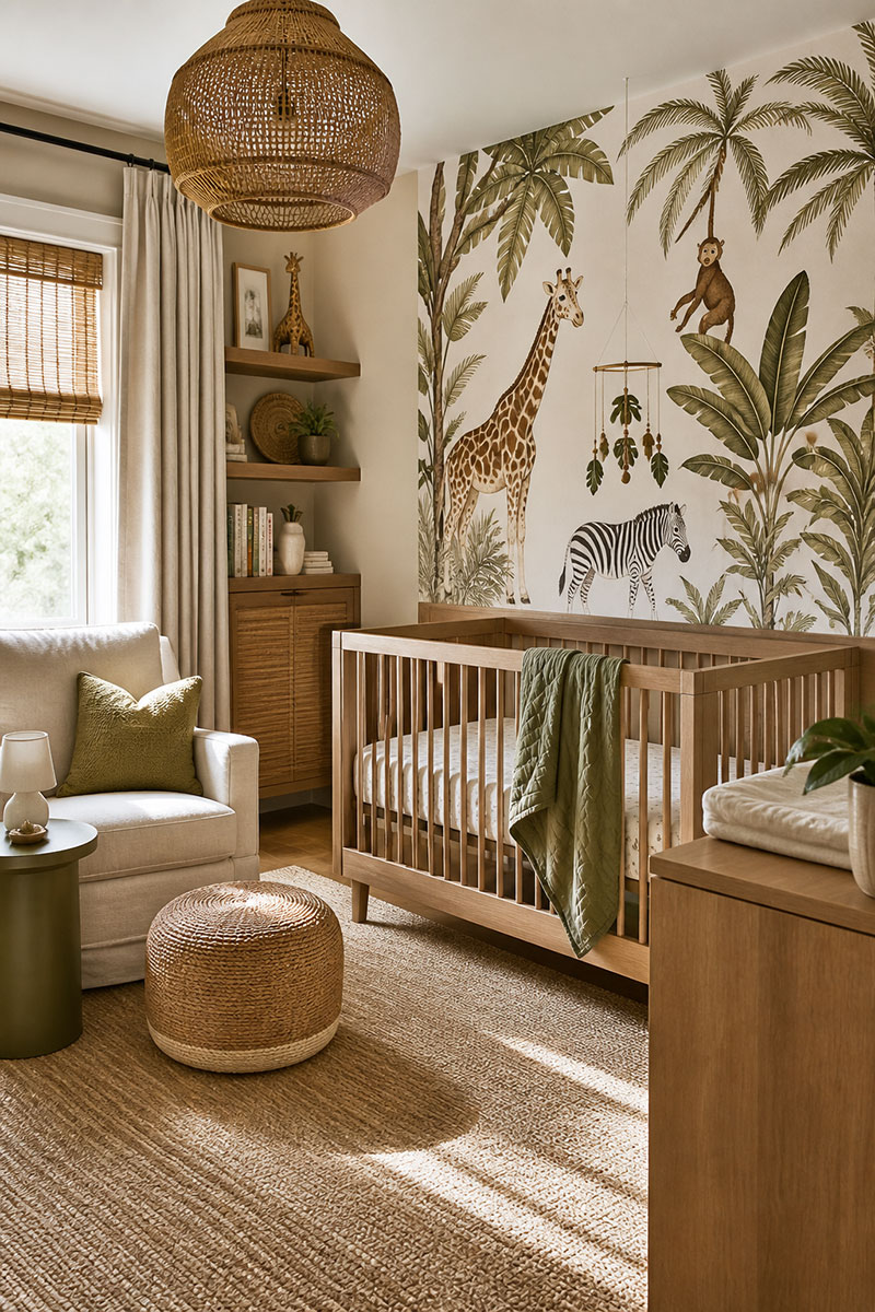 Jungle Nursery Ideas: Safari Theme Baby Room Inspiration