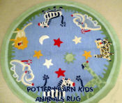 zoo animals safari kids rug