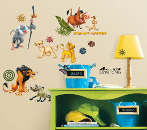 lion king baby mural stickers including paper