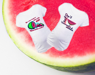 Funny Don't Eat the Watermelon Seeds Maternity t shirt top saying