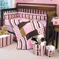 http://modern baby crib bedding contemporary nursery brown pink chocolate sets affordable cheap inexpensive