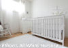 all solid white baby nursery decor ideas picture