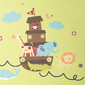 Noah s Ark baby nursery wall stickers and decals for a Noahs Ark theme room