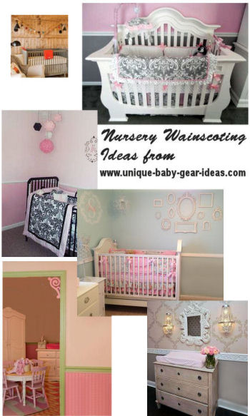 DIY Nursery Wainscoting Ideas barn door beadboard wooden panels