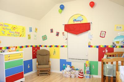 Joshua's One Fish Two Fish Red Fish Blue Fish Dr Seuss Baby Nursery 