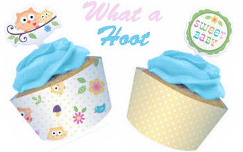 Pink owl baby shower cake with fondant owl pattern polka dots and roses for a baby girl party