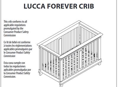Pali Lucca Forever Crib Instructions Manual