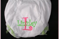 personalized monogrammed baby diaper cover
