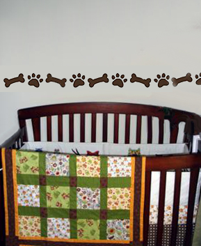 dog themed crib bedding