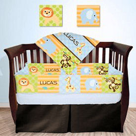 Personalized rainforest baby nursery theme ideas with tigers