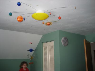 Reach for the Stars! Solar System for Kids Ceiling